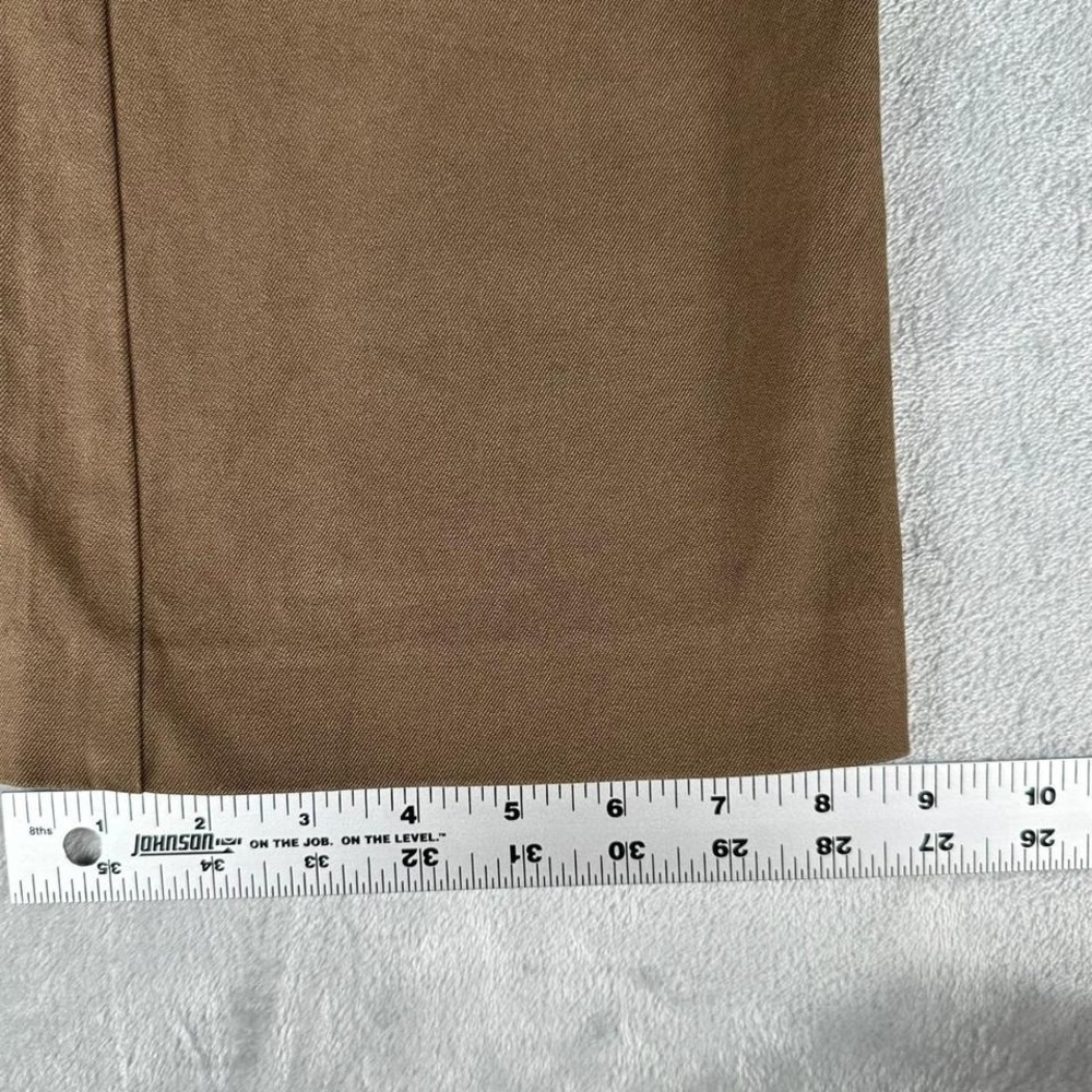 Lauren Ralph Lauren Pants Women 14P Brown Dark Academia Classic Trousers - Picture 7 of 7